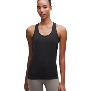 Lululemon navy blue racerback V-neck tank top size M